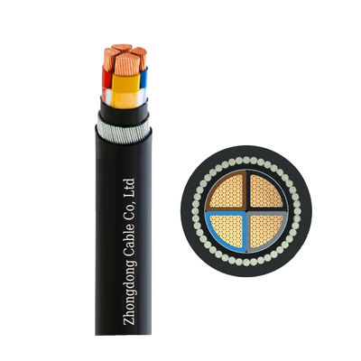 SWA Steel Wire Armored Low Voltage Cable Copper Conductor XLPE Insulted 0.6/1 KV