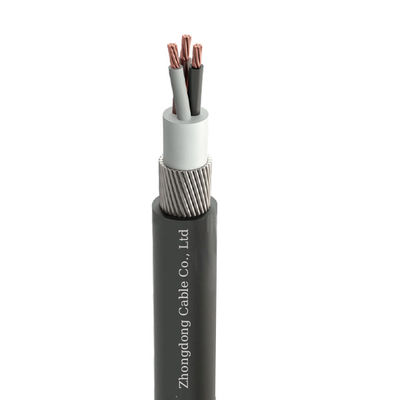 Three Core LSZH Low Smoke Zero Halogen Cable With Copper Conductor 600V Voltage