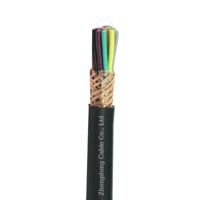 Fire Resistant Power Control Cable 450 V 750V KVV 3 4 10 12 21 24 Core Grease Resistant