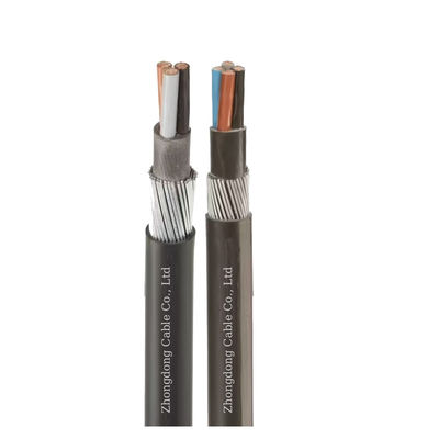 SWA Steel Wire Armored XLPE Power Cable , XLPE Electrical Cable Custom Logo
