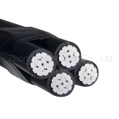 1Kv PE PVC Insulation Aerial Bundled ABC Cable Aluminum Conductor Overhead Cable